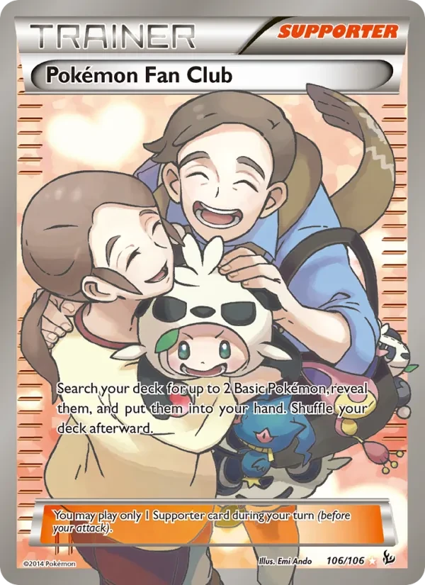 Pokémon Fan Club 106/106 Flashfire Pokémon card