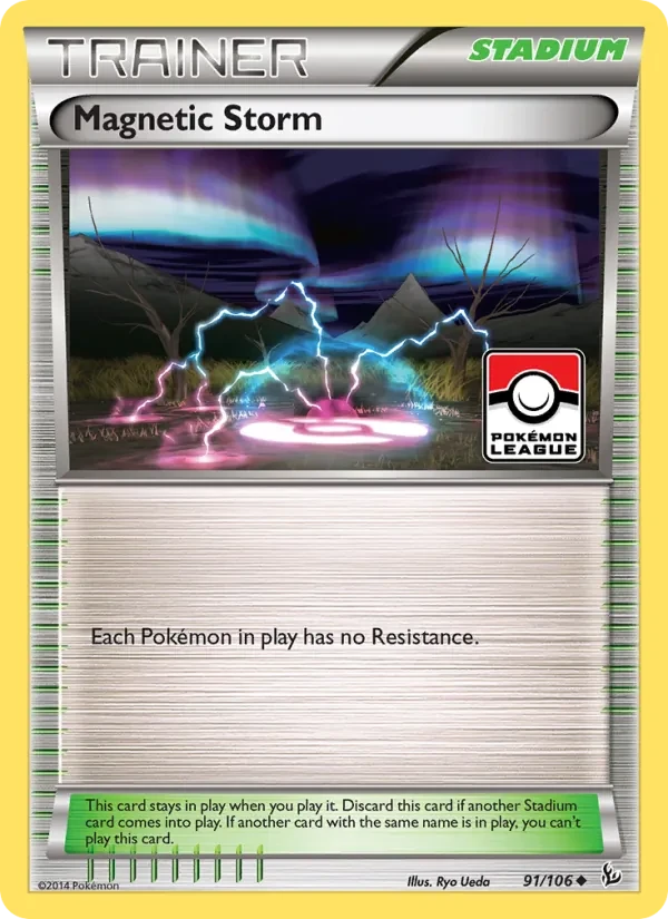 Magnetic Storm 91/106 Flashfire Pokémon card