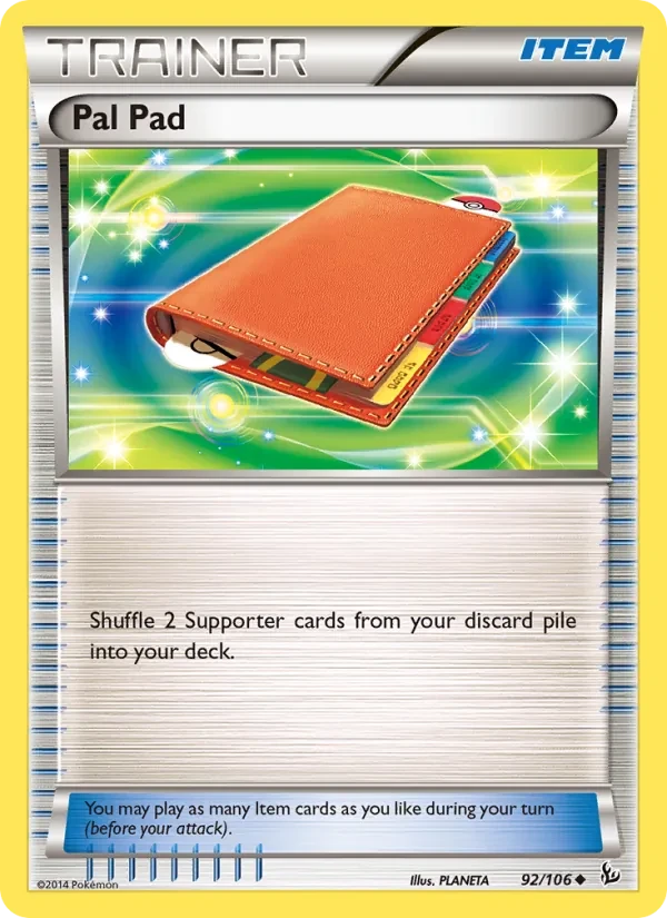 Carta Pokémon Pal Pad 92/106 Flashfire