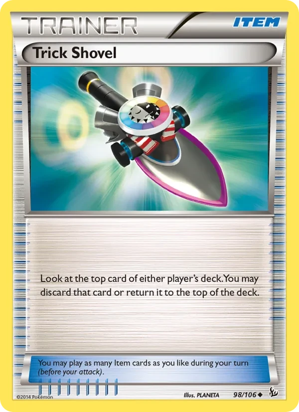 Trick Shovel 98/106 Flashfire Pokémon Karte