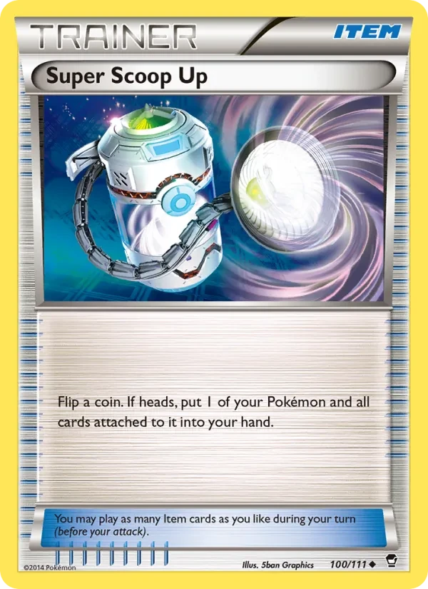 Super Scoop Up 100/111 Furious Fists Pokémon card