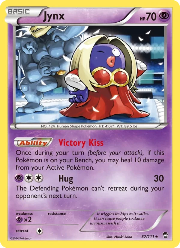 Jynx 37/111 Furious Fists Pokémon card