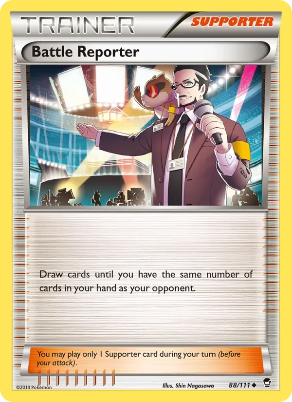 Battle Reporter 88/111 Furious Fists Pokémon card