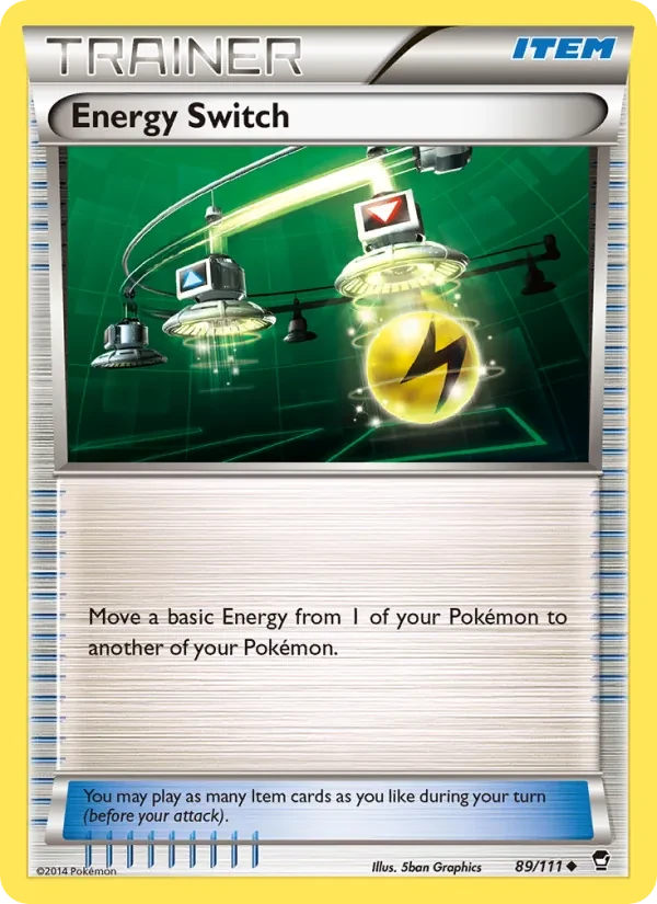 Energy Switch 89/111 Furious Fists Pokémon card