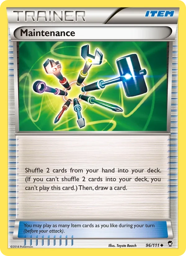 Maintenance 96/111 Furious Fists Pokémon card