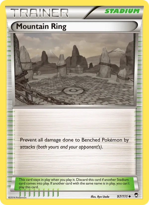 Mountain Ring 97/111 Furious Fists Pokémon card