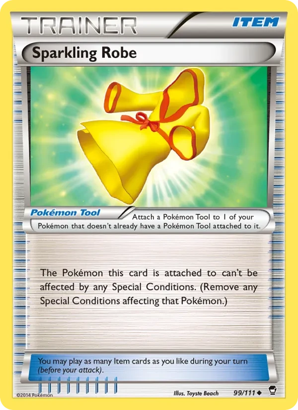 Sparkling Robe 99/111 Furious Fists Pokémon card