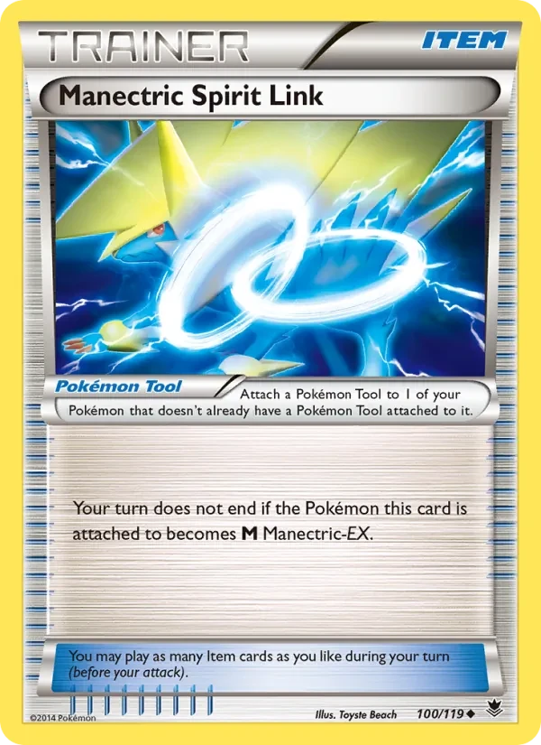 Manectric Spirit Link 100/119 Phantom Forces Pokémon card
