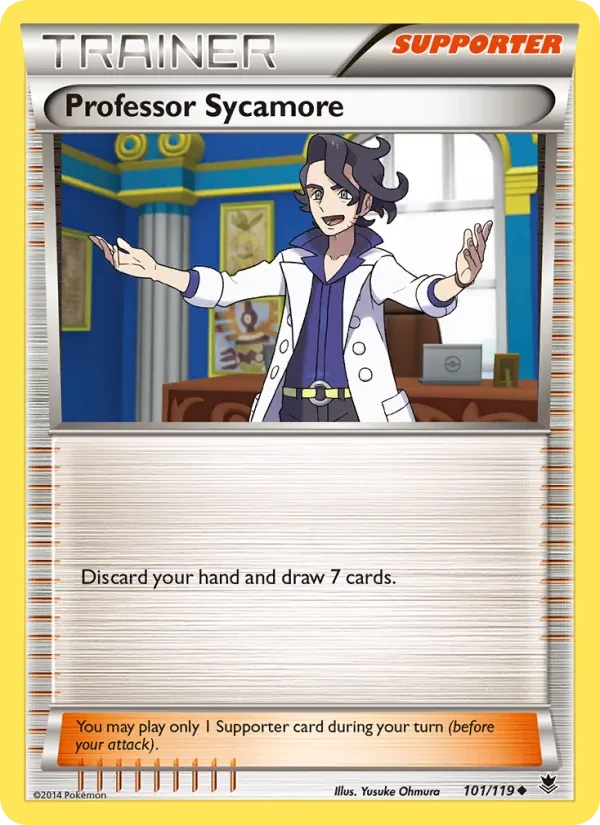 Professor Sycamore 101/119 Phantom Forces Pokémon card