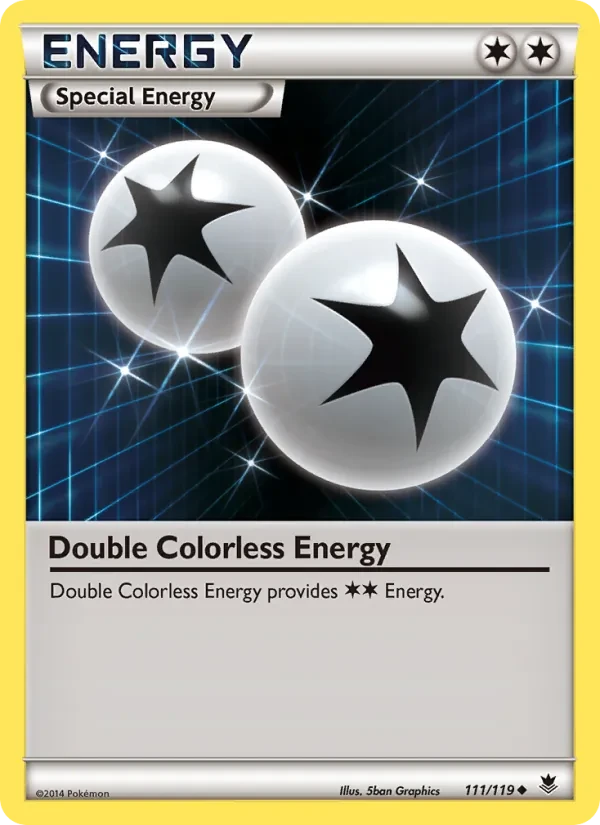 Double Colorless Energy 111/119 Phantom Forces Pokémon card