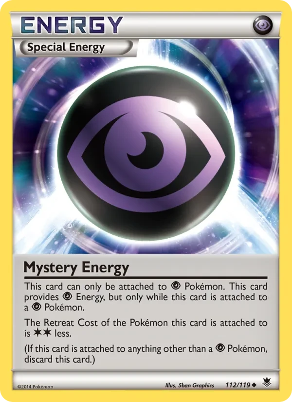 Mystery Energy 112/119 Phantom Forces Pokémon card