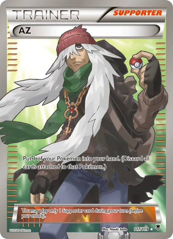 AZ 117/119 Phantom Forces Pokémon card