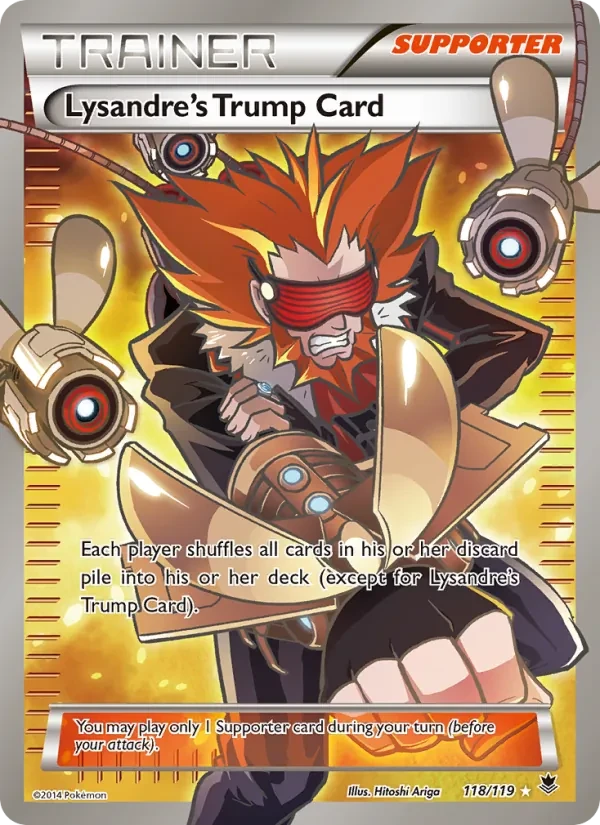 Lysandre's Trump Card 118/119 Phantom Forces Pokémon card