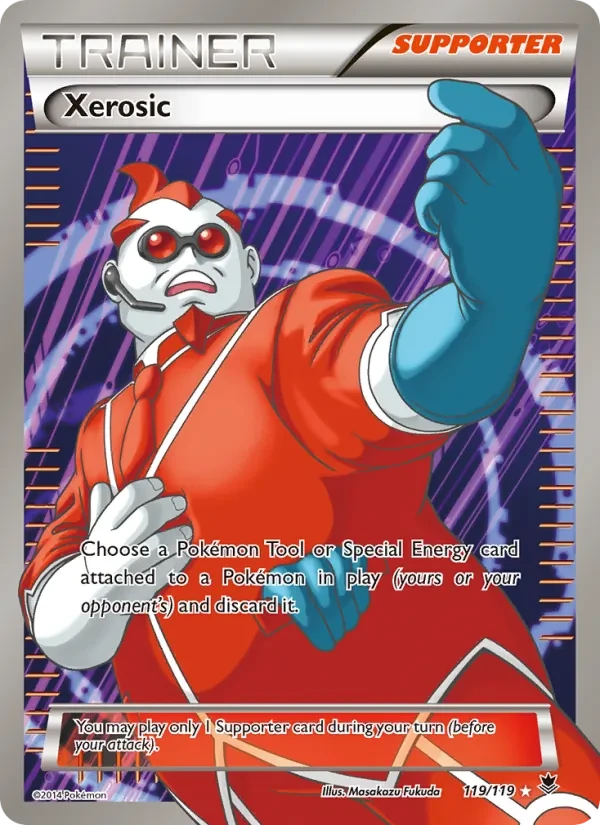 Xerosic 119/119 Phantom Forces Pokémon card