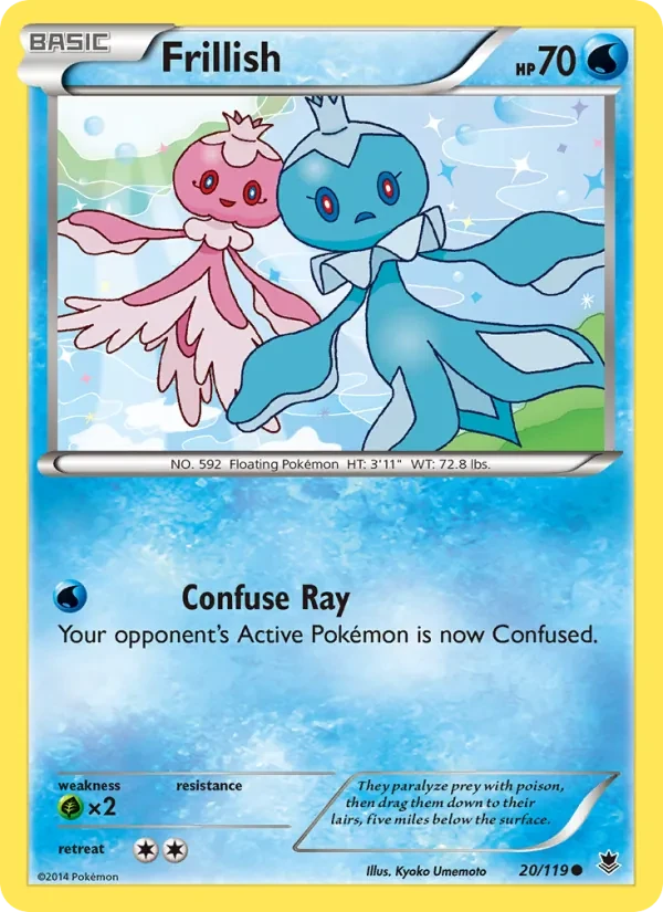 Carte Pokémon Frillish 20/119 Phantom Forces