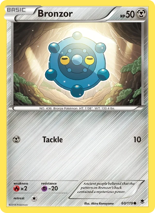 Bronzor 60/119 Phantom Forces Pokémon card