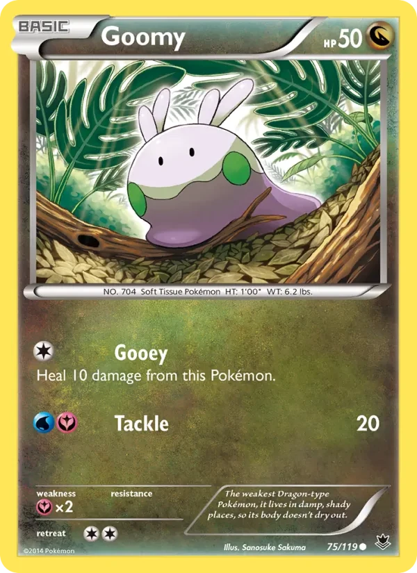 Goomy 75/119 Phantom Forces Pokémon card