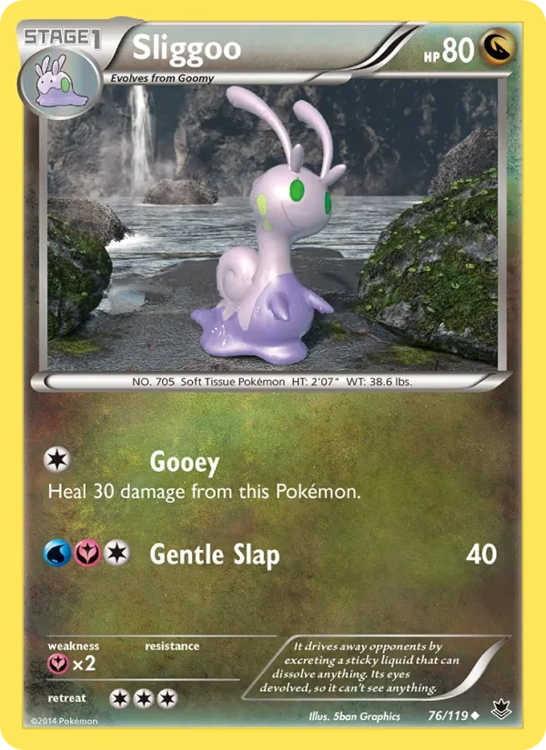 Carta Pokémon Sliggoo 76/119 Phantom Forces