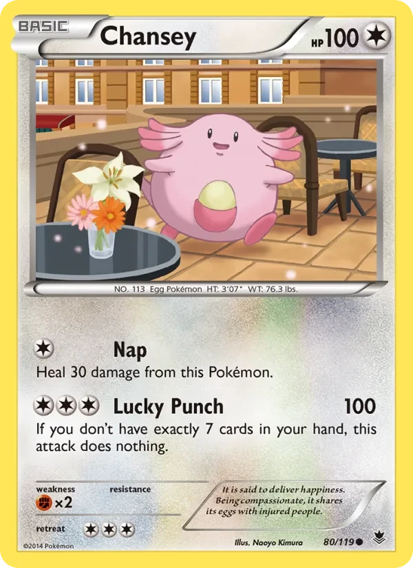 Carte Pokémon Chansey 80/119 Phantom Forces