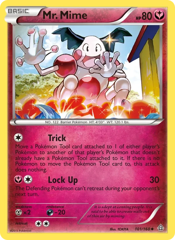 Mr. Mime 101/160 Primal Clash Pokémon card