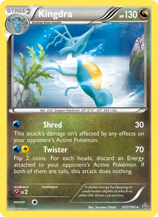 Kingdra 107/160 Primal Clash Pokémon Karte