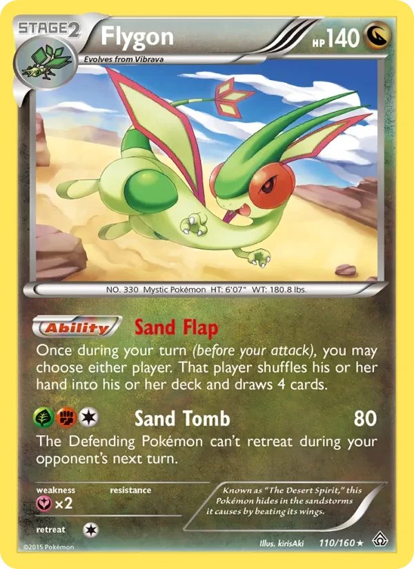 Flygon 110/160 Primal Clash Pokémon card