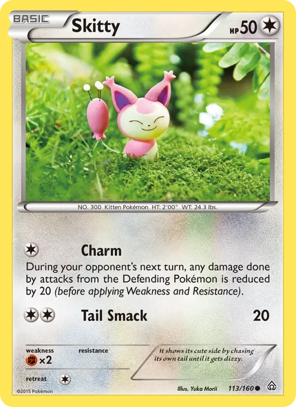 Skitty 113/160 Primal Clash Pokémon card