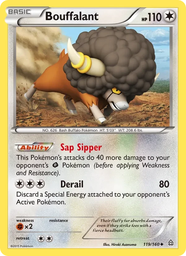 Bouffalant 119/160 Primal Clash Pokémon card