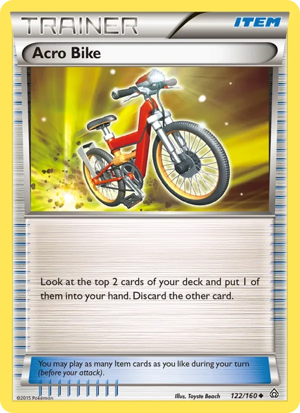 Acro Bike 122/160 Primal Clash Pokémon card