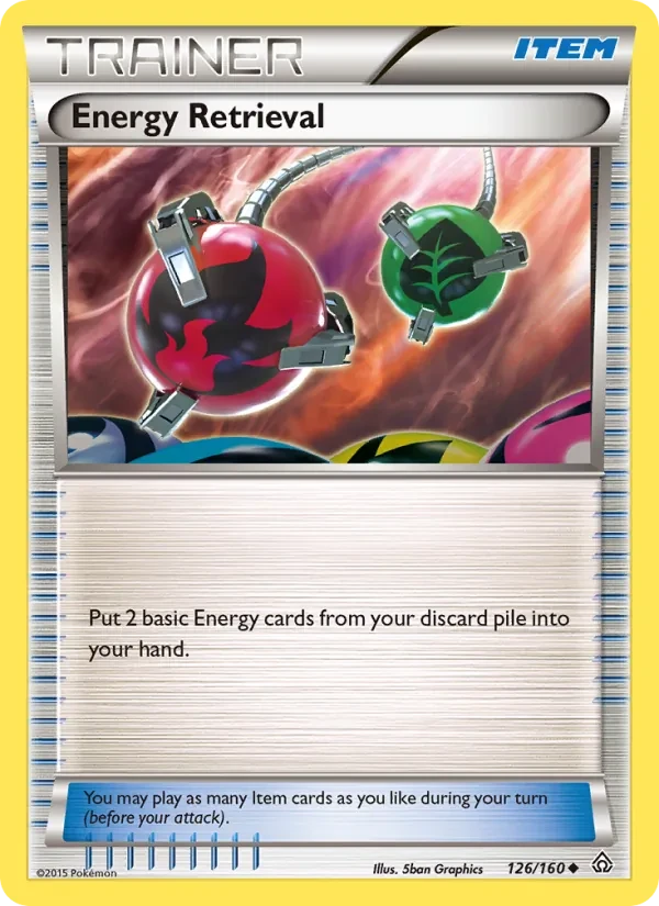 Energy Retrieval 126/160 Primal Clash Pokémon card