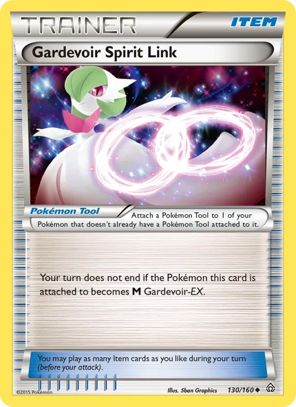 Gardevoir Spirit Link 130/160 Primal Clash Pokémon Karte