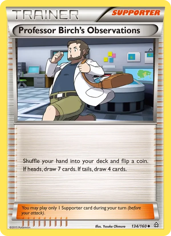 Professor Birch's Observations 134/160 Primal Clash Pokémon card