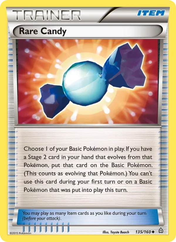 Rare Candy 135/160 Primal Clash Pokémon card