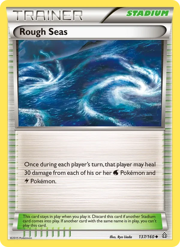Rough Seas 137/160 Primal Clash Pokémon card