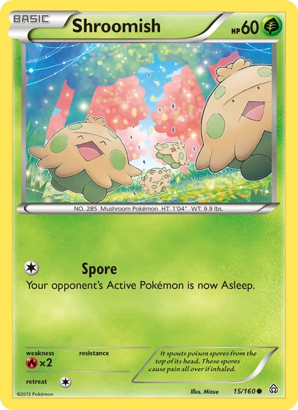 Shroomish 15/160 Primal Clash Pokémon Karte