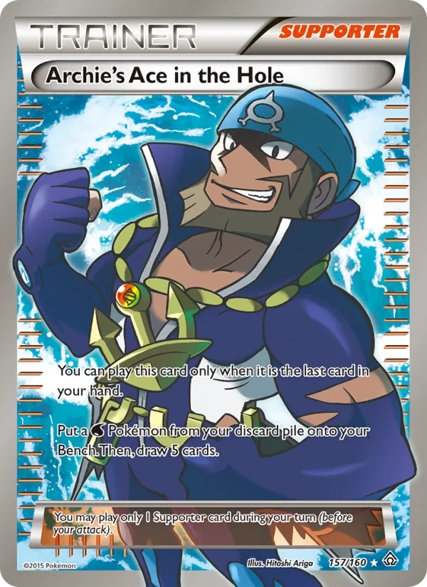 Carta Pokémon Archie's Ace in the Hole 157/160 Primal Clash