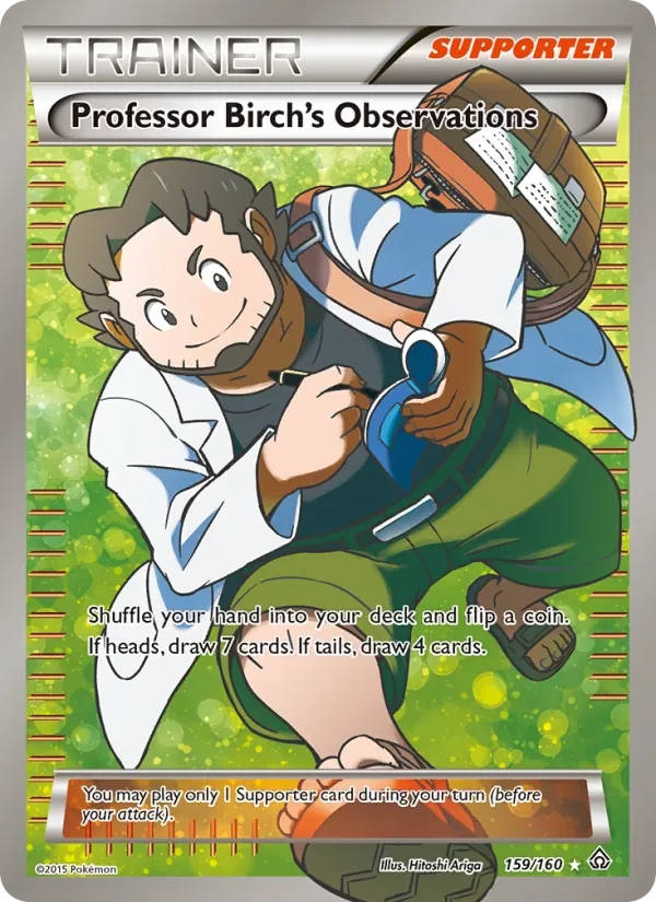 Professor Birch's Observations 159/160 Primal Clash Pokémon card