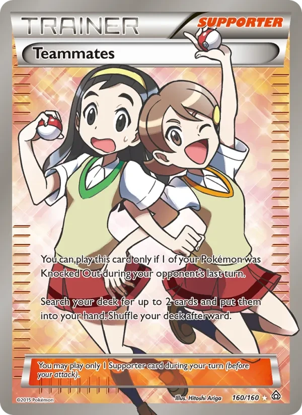 Teammates 160/160 Primal Clash Pokémon card
