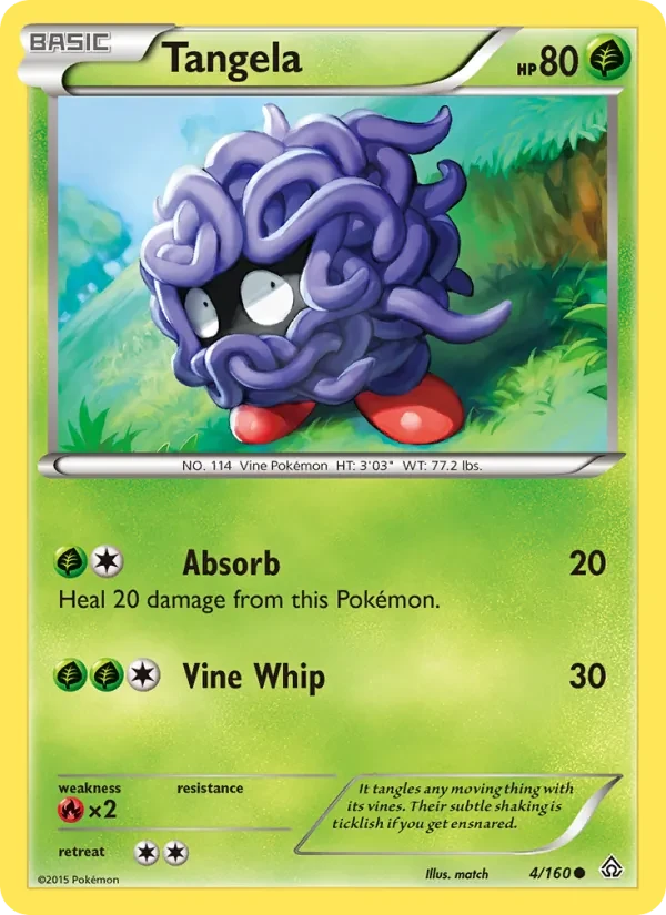 Tangela 4/160 Primal Clash Pokémon card
