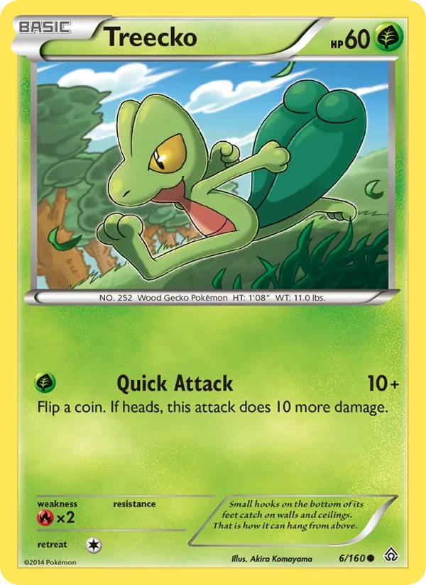 Treecko 6/160 Primal Clash Pokémon card