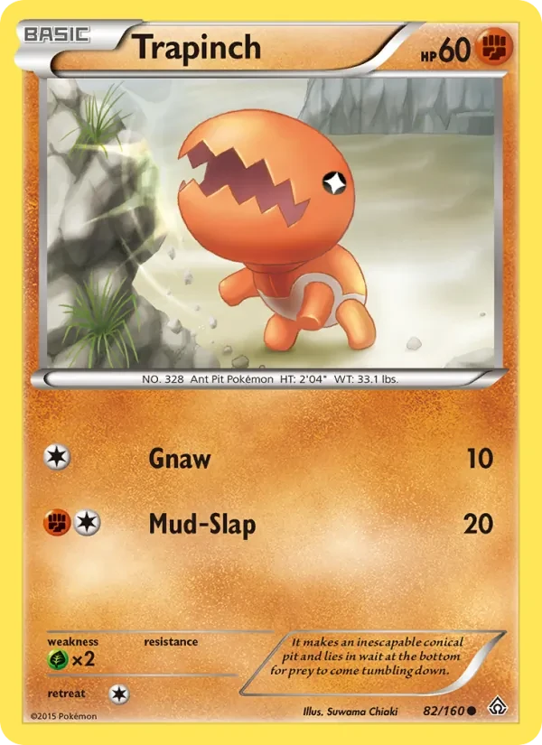 Trapinch 82/160 Primal Clash Pokémon card