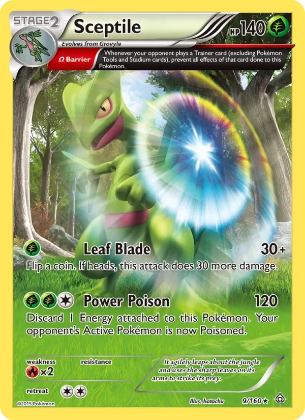 Sceptile 9/160 Primal Clash Pokémon Karte