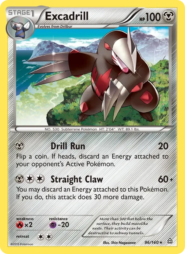 Excadrill 96/160 Primal Clash Pokémon card