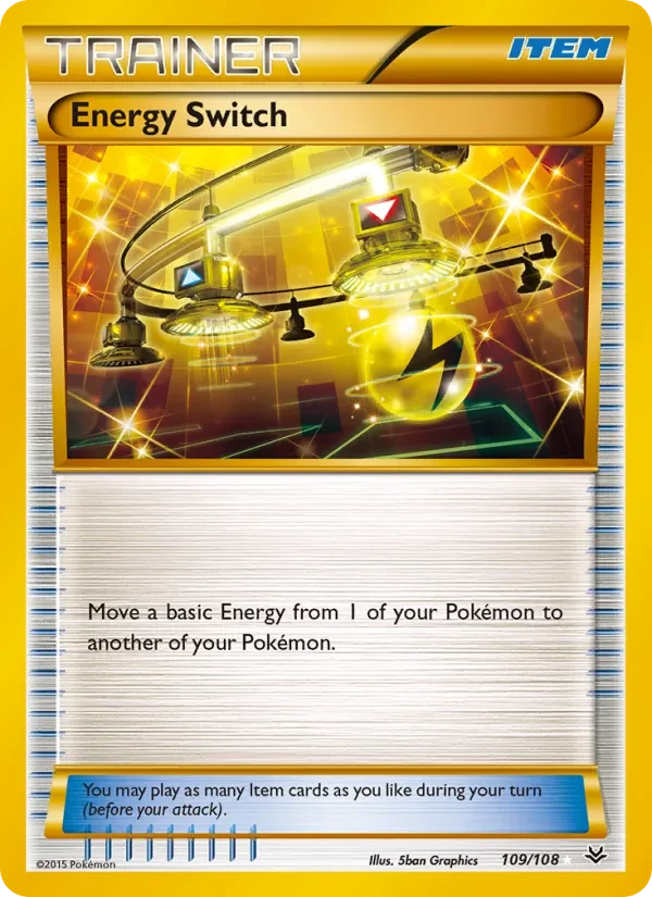 Energy Switch 109/108 Roaring Skies Pokémon card
