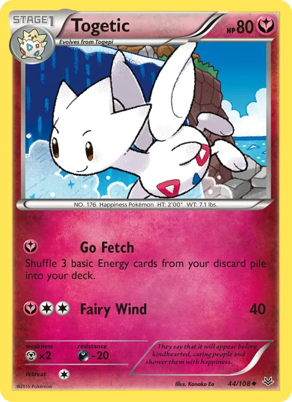 Togetic 44/108 Roaring Skies Pokémon card