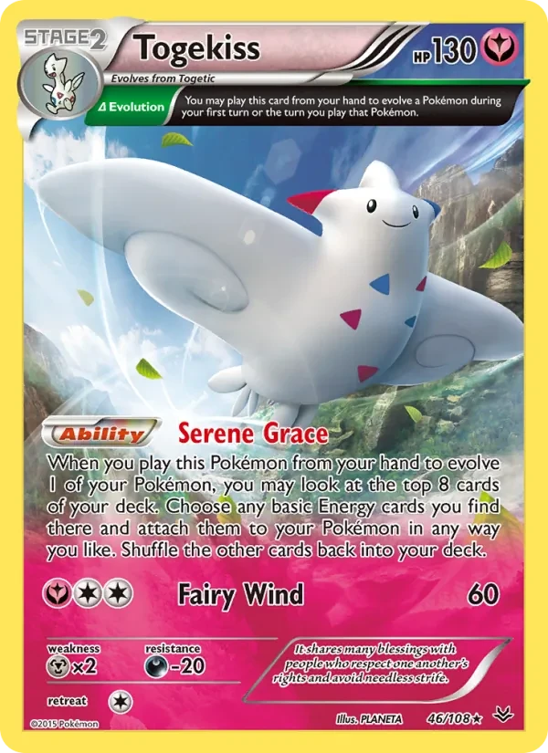 Togekiss 46/108 Roaring Skies Pokémon card