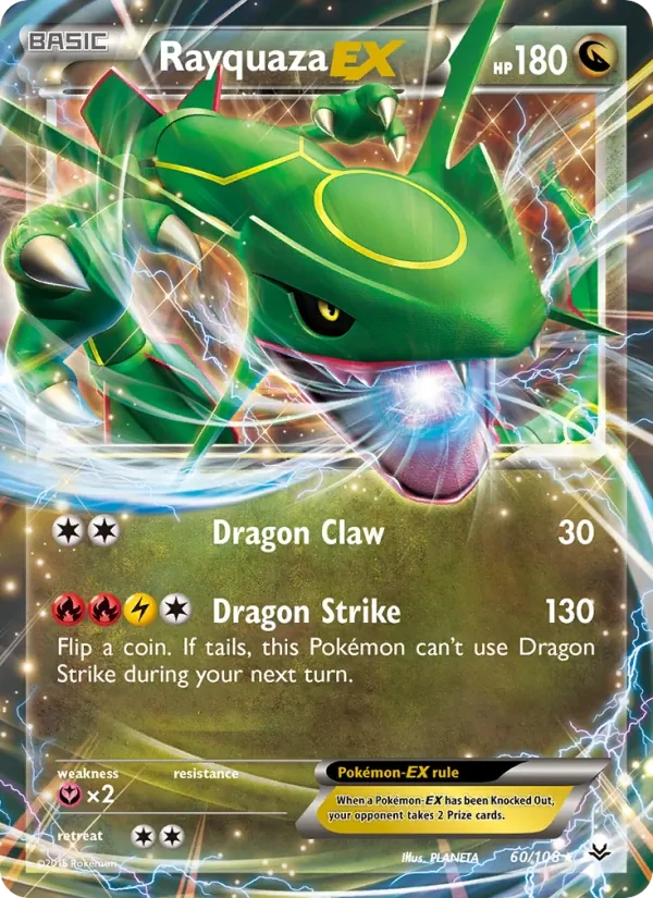 Rayquaza EX 60/108 Roaring Skies Pokémon card