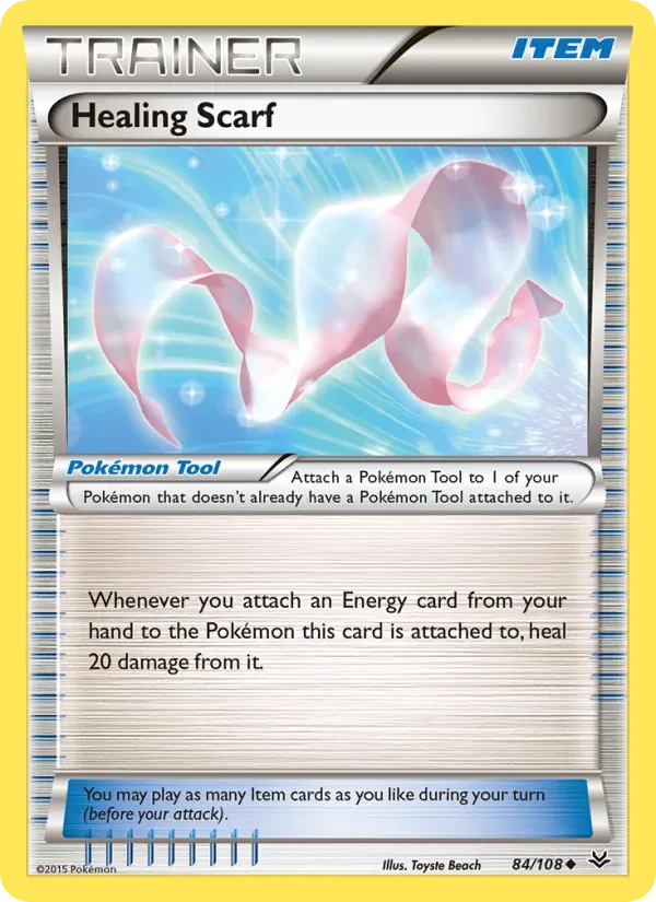Healing Scarf 84/108 Roaring Skies Pokémon card