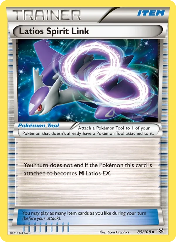 Carte Pokémon Latios Spirit Link 85/108 Roaring Skies