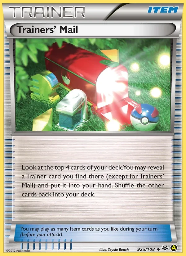 Trainers' Mail 92a Roaring Skies Pokémon card